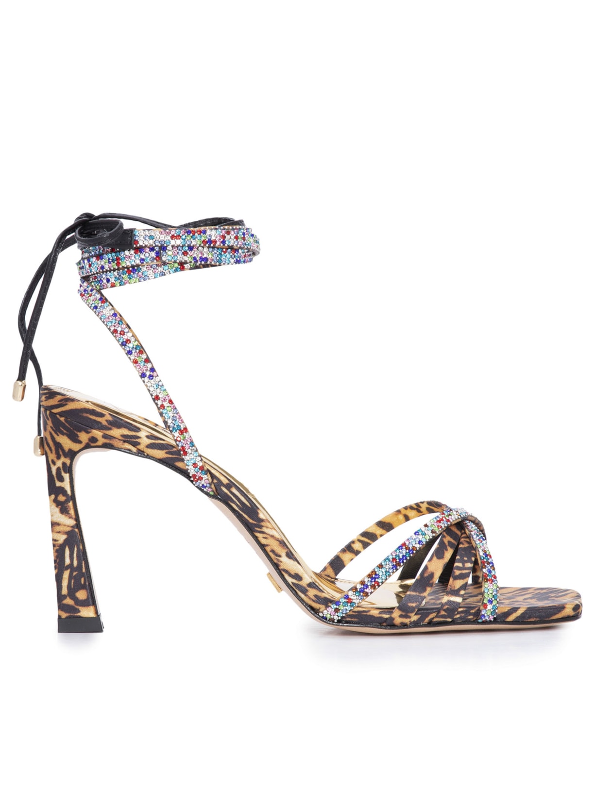 Sandália Feminina Ashanti Animal Print Vicenza