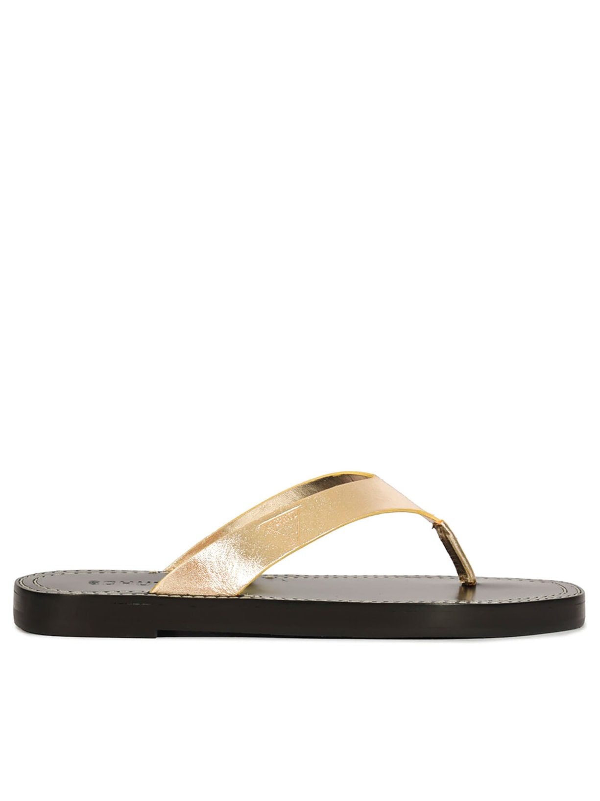 Sandália Feminina AT RE MET - Dourado