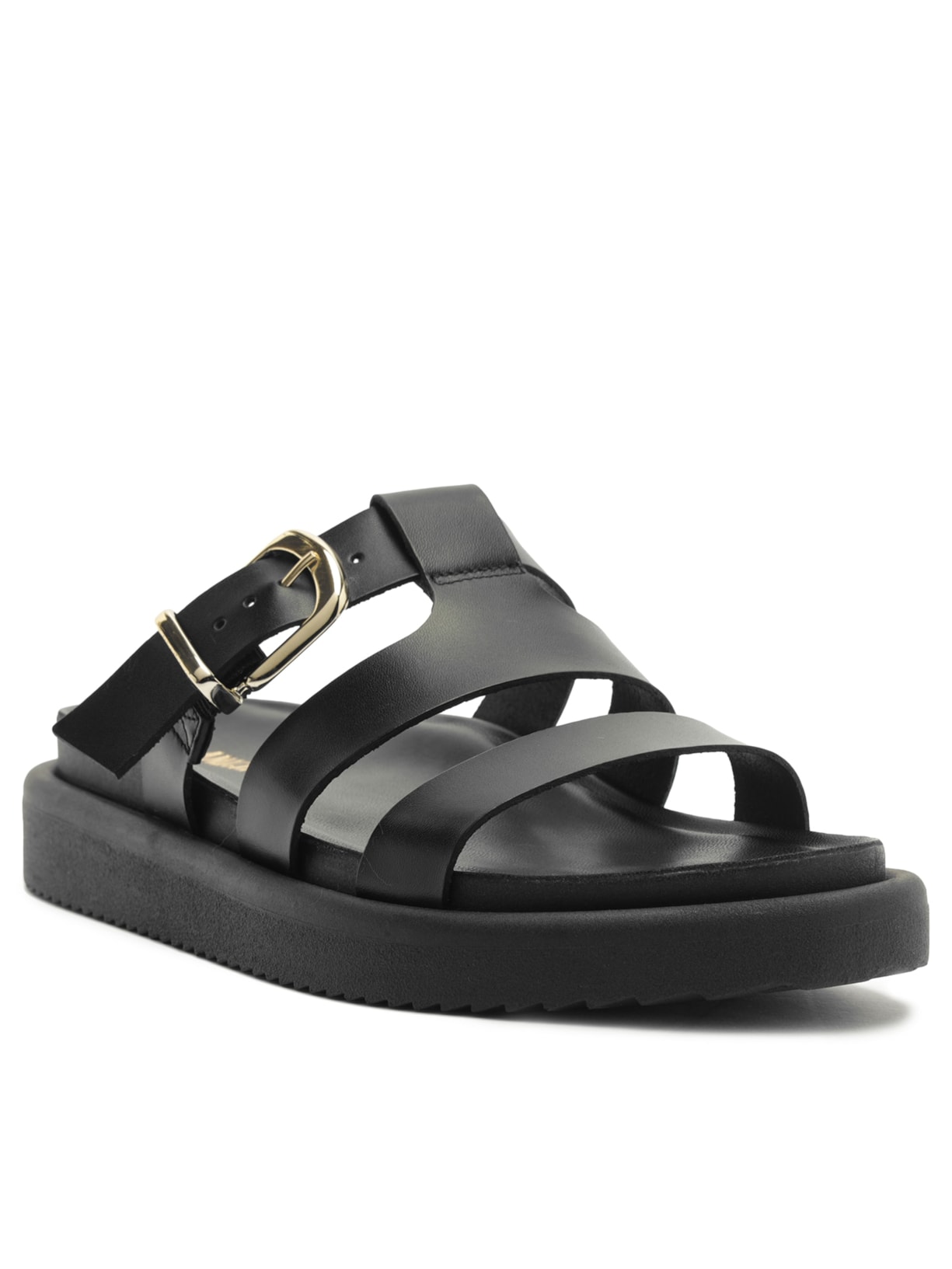 Sandália Feminina Atanado Preto Anacapri