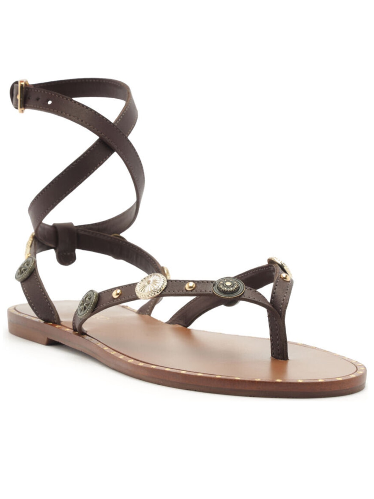 Sandália Feminina Atanado Soft Marrom Arezzo