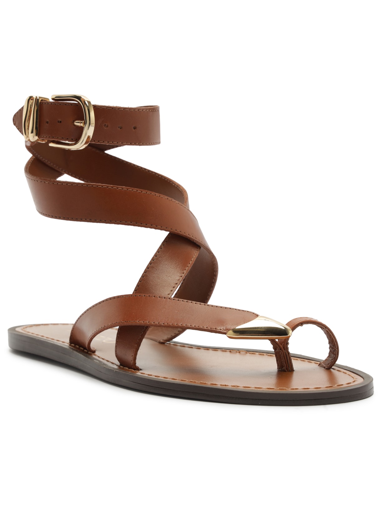 Sandália Feminina Atanado Soft Marrom Arezzo