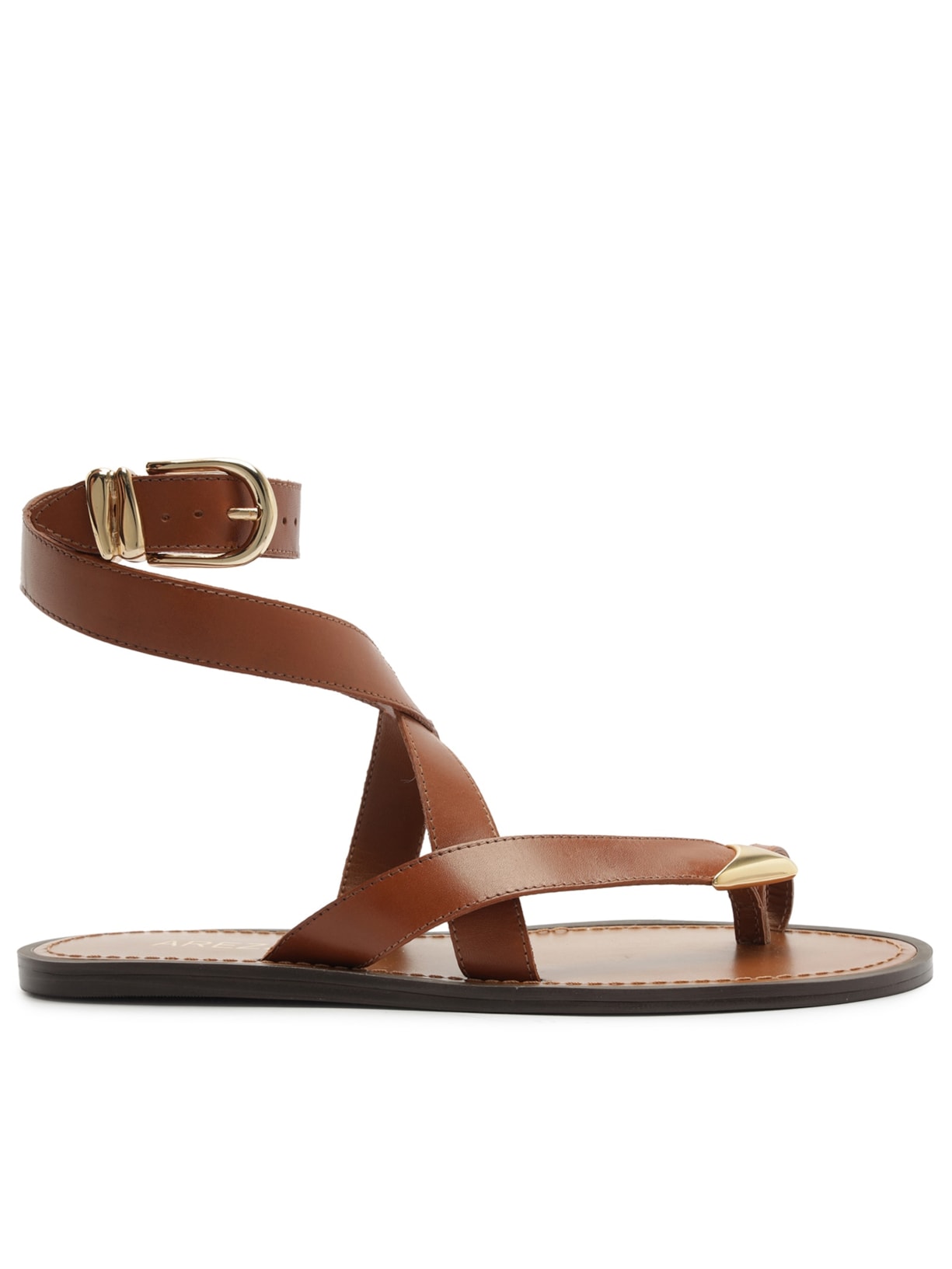 Sandália Feminina Atanado Soft Marrom Arezzo