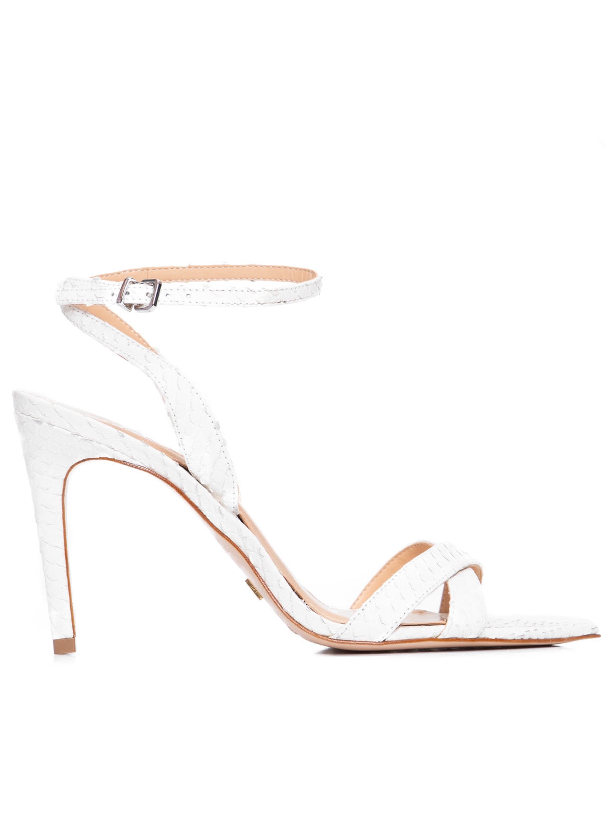 Sandália Feminina Bico Folha - Branco