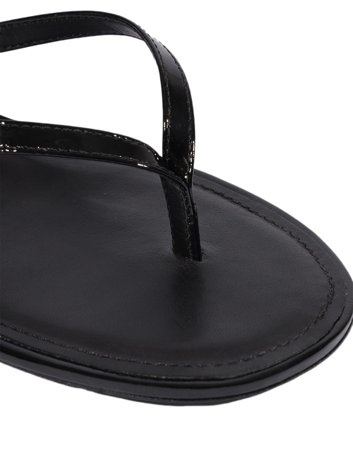 Sandália Feminina Bico Redondo Couro Preto Schutz