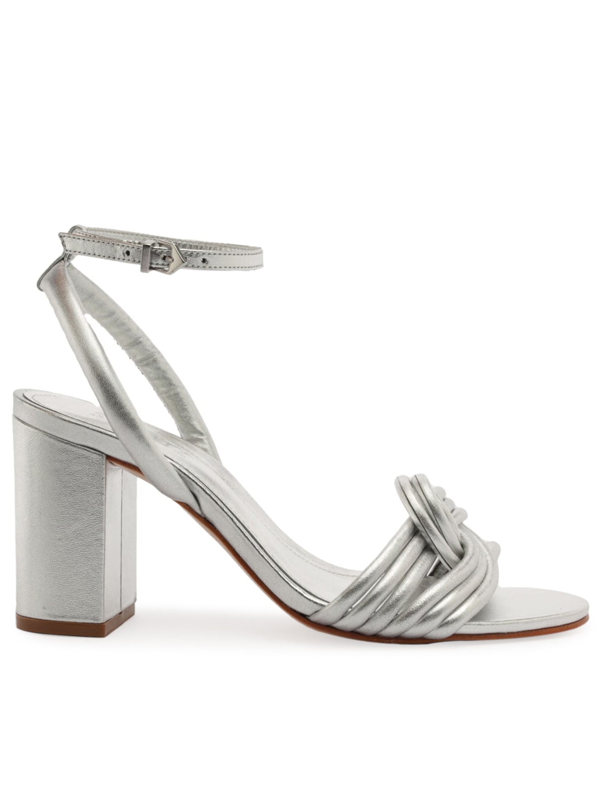 Sandália Feminina Bosa Platina - Prata