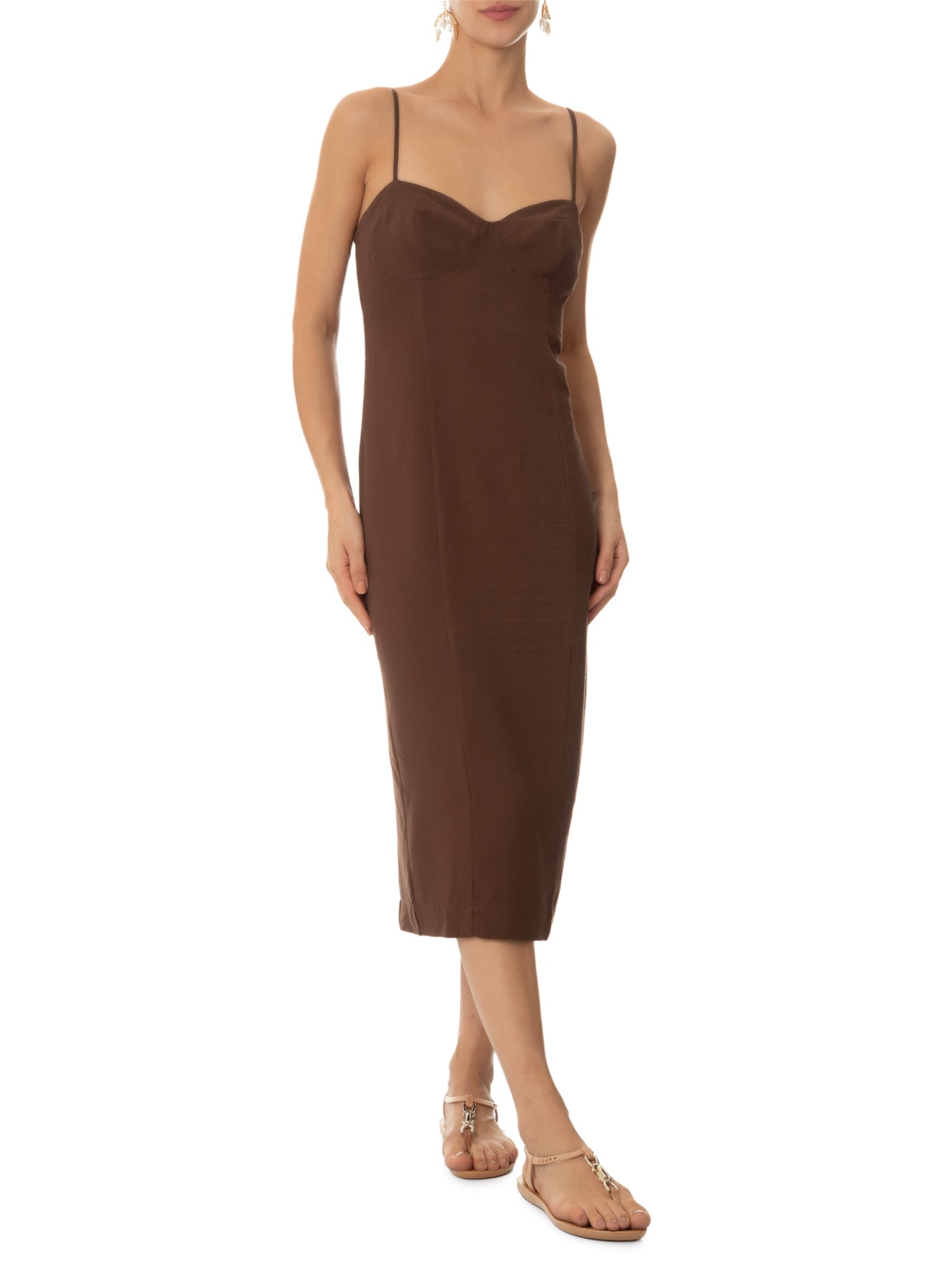 Sandália Feminina Bridão Articulado Caramelo Lenny Niemeyer