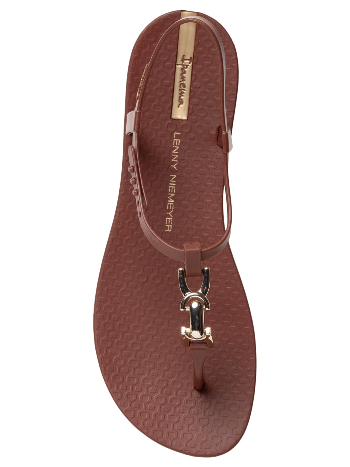 Sandália Feminina Bridão Articulado Marrom Lenny Niemeyer