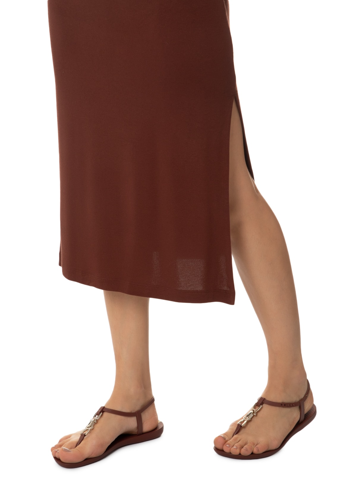 Sandália Feminina Bridão Articulado Marrom Lenny Niemeyer