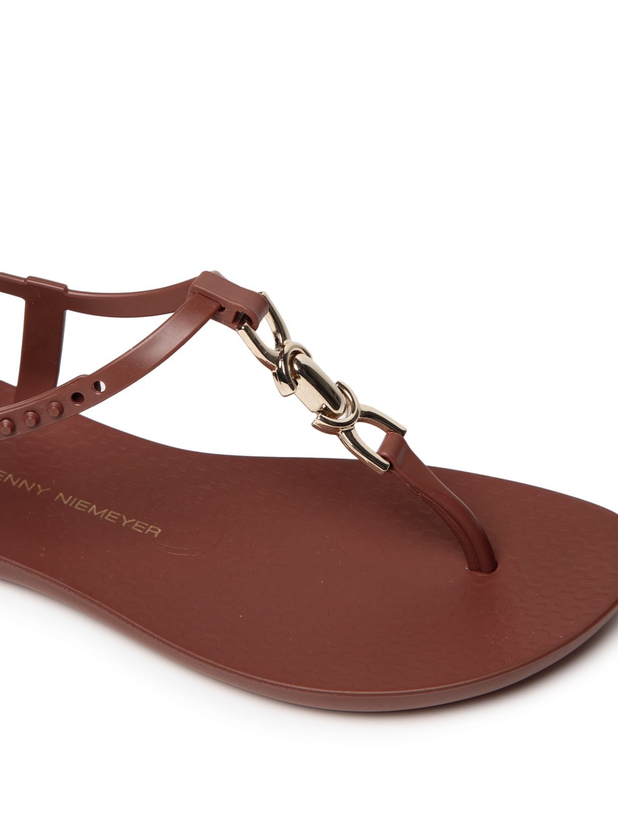 Sandália Feminina Bridão Articulado Marrom Lenny Niemeyer