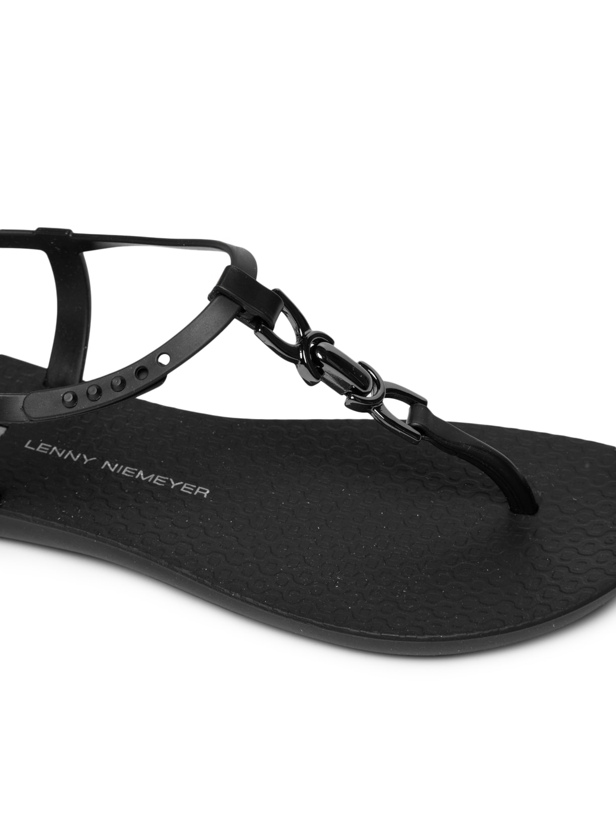  Sandália Feminina Bridão Articulado Preto Lenny Niemeyer