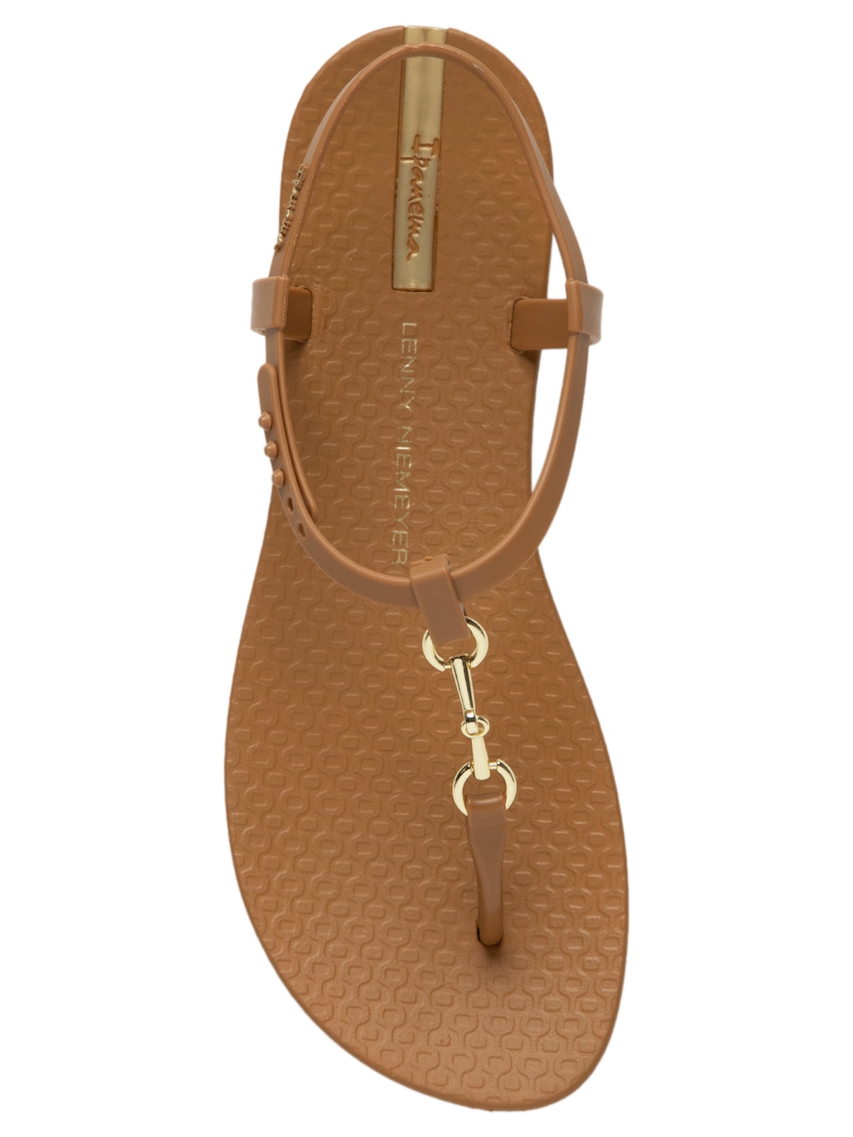 Sandália Feminina Bridão Entrelaço Marrom Lenny Niemeyer