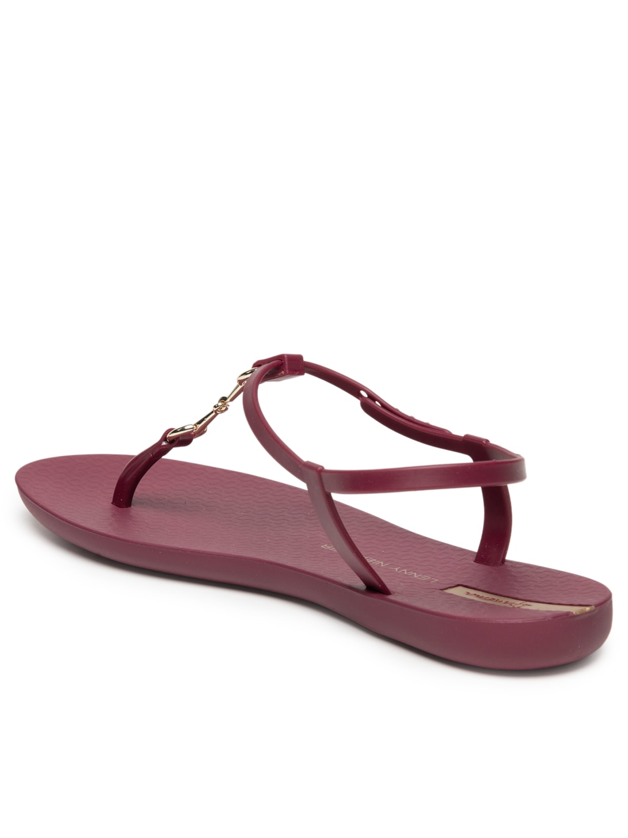 Sandália Feminina Bridão Entrelaço Vermelho Lenny Niemeyer