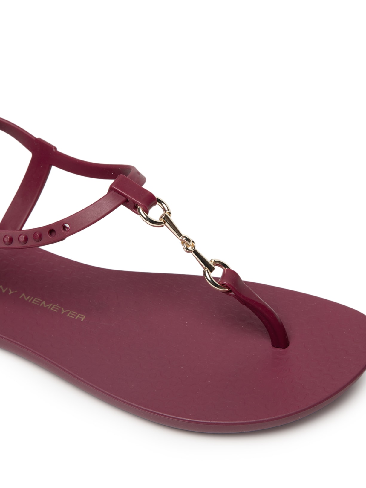 Sandália Feminina Bridão Entrelaço Vermelho Lenny Niemeyer