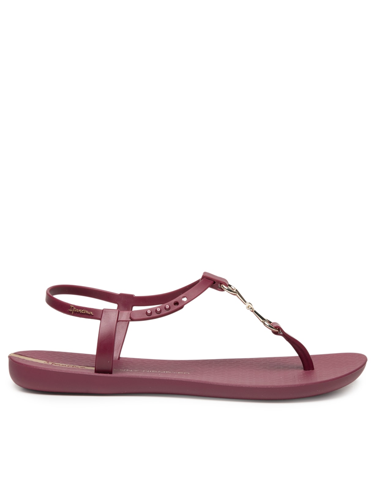 Sandália Feminina Bridão Entrelaço - Vermelho