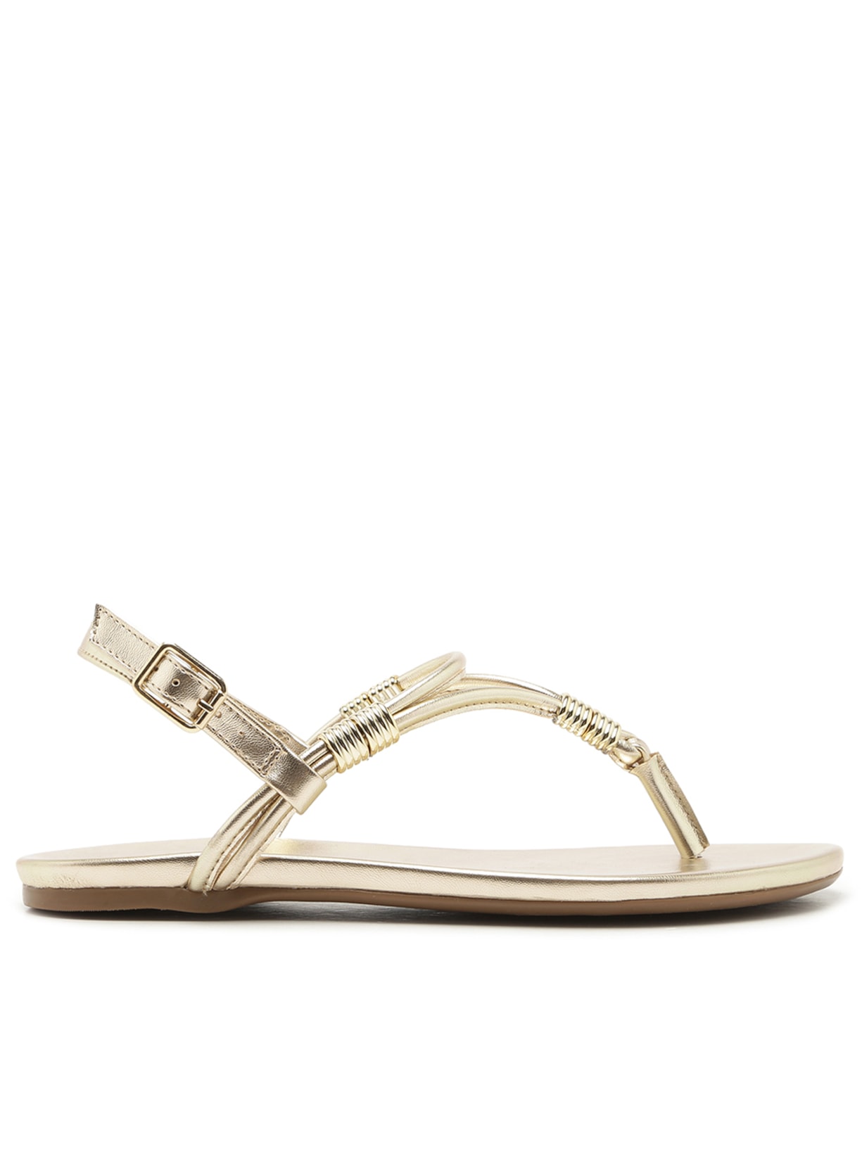 Sandália Feminina Calc-ssr Eco Fontana - Dourado