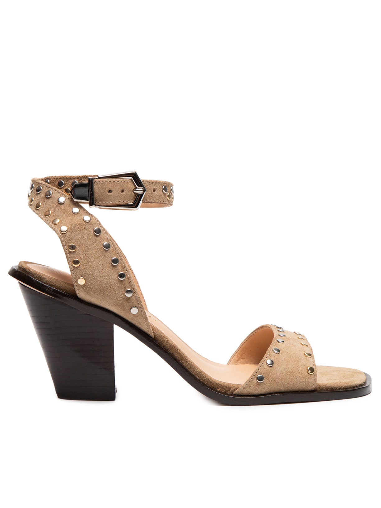 Sandália Feminina Camurça - Bege