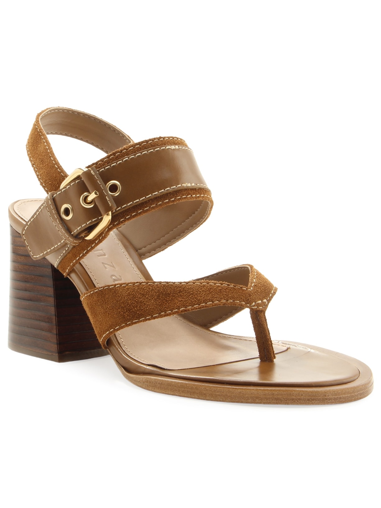 Sandália Feminina Cardigan Camurça Marrom Vicenza