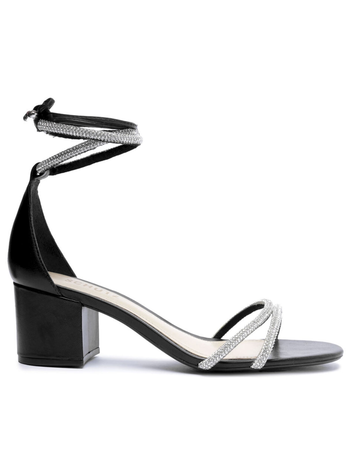 Sandália Feminina Carley Block - Preto