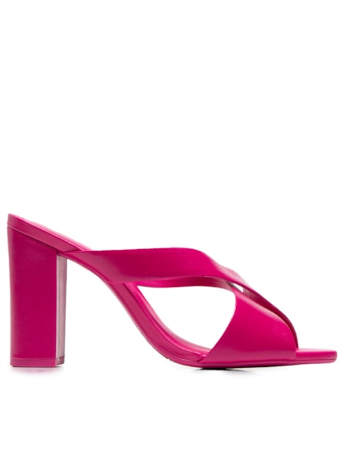Sandália Feminina Cetim Open - Rosa