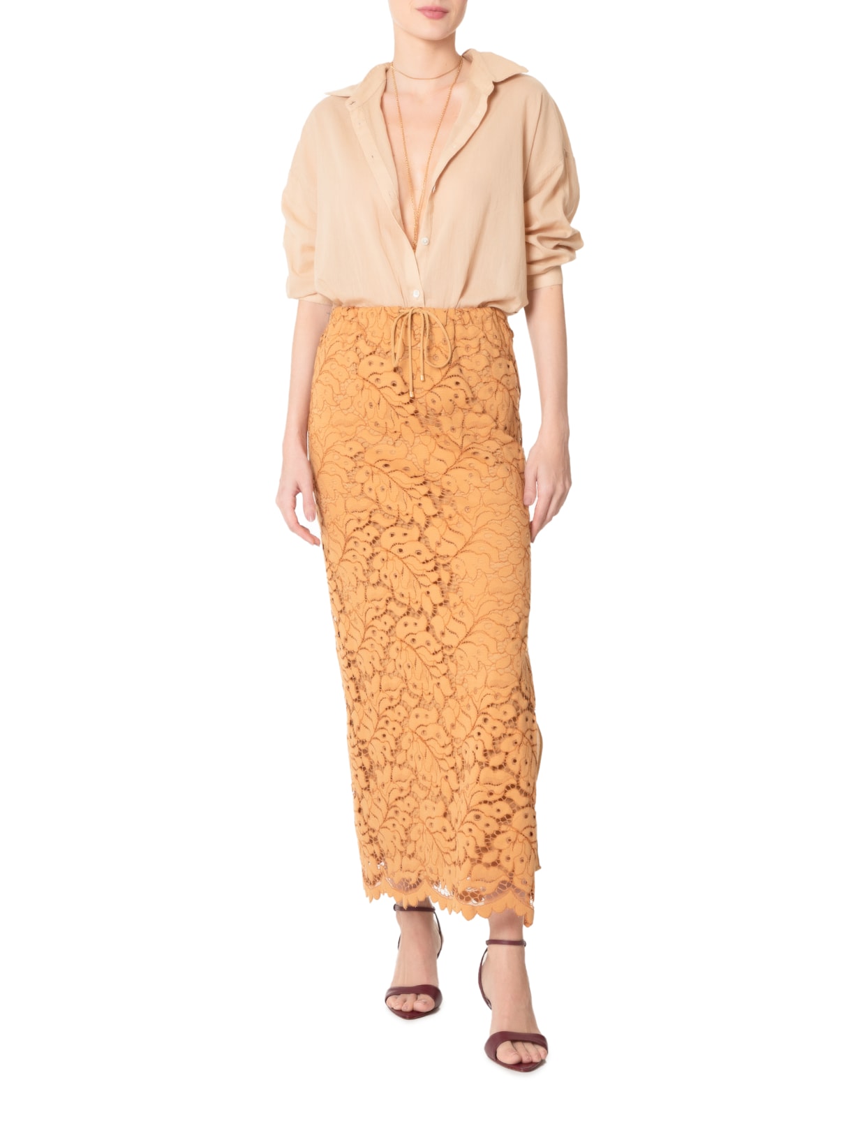 Sandália Feminina Cetim Open Vinho Arezzo