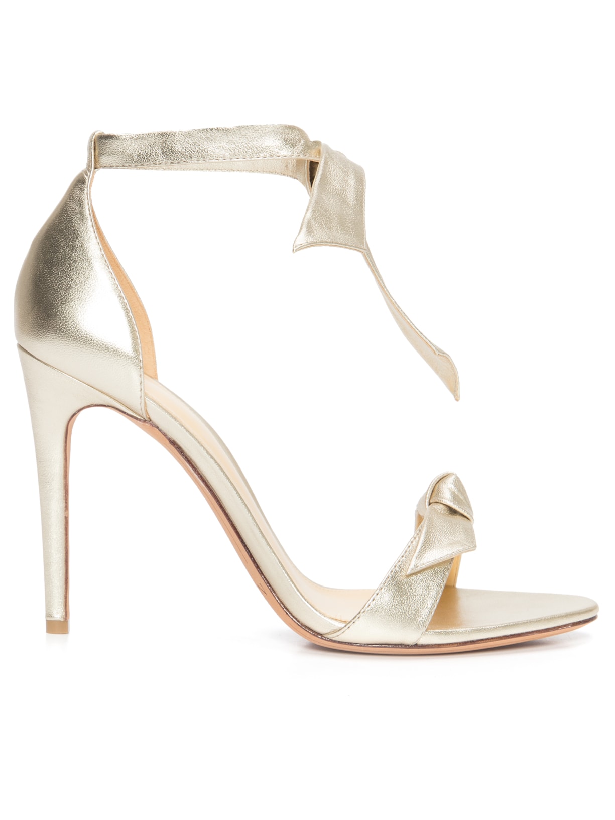 Sandália Feminina Clarita 100 Nappa Golden - Dourado