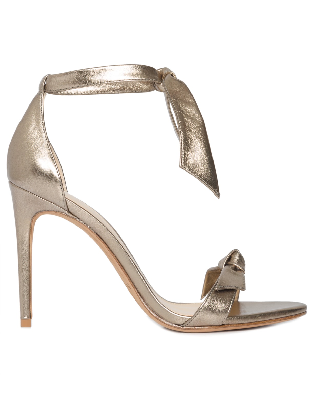 Sandália Feminina Clarita 100 Nappa Metal Luna - DOURADO