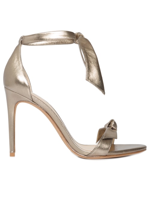 Sandália Feminina Clarita 100 Nappa Metal Luna - DOURADO