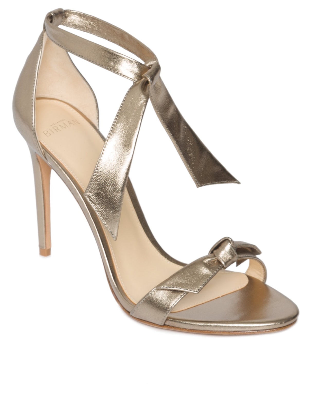 Sandália Feminina Clarita 100 Nappa Metal Luna DOURADO Alexandre Birman