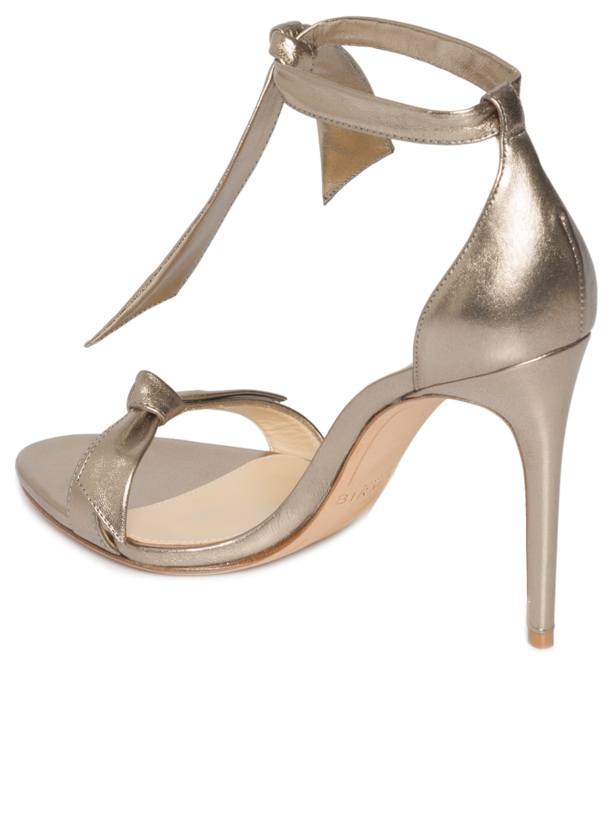 Sandália Feminina Clarita 100 Nappa Metal Luna DOURADO Alexandre Birman