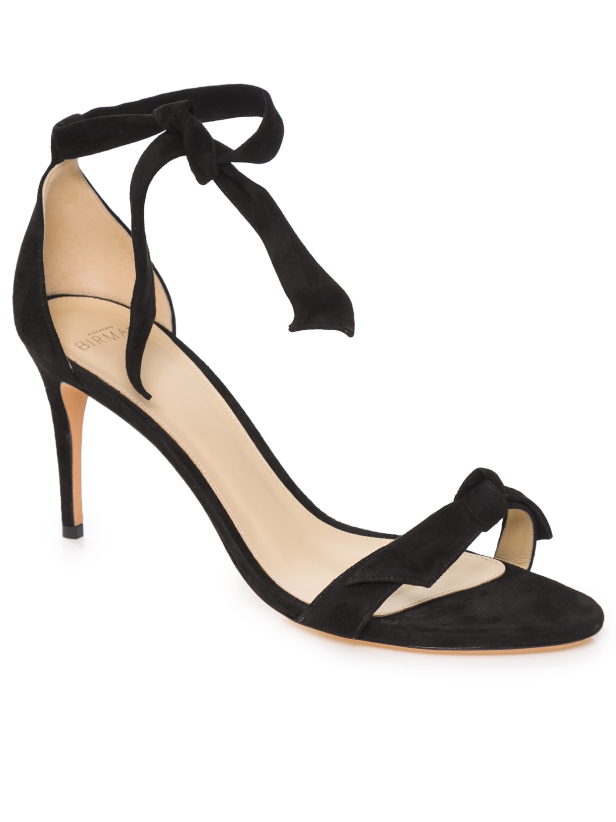 Sandália Feminina Clarita 75 Suede Preto Alexandre Birman