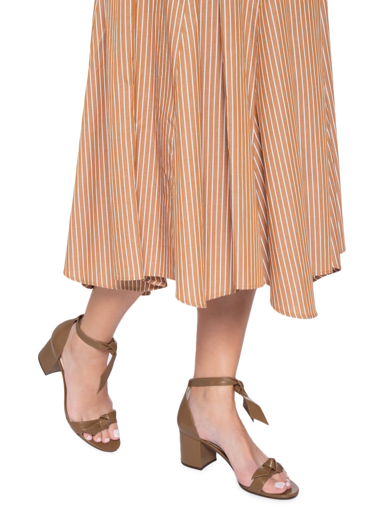 Sandália Feminina Clarita Block 60 Marrom Alexandre Birman