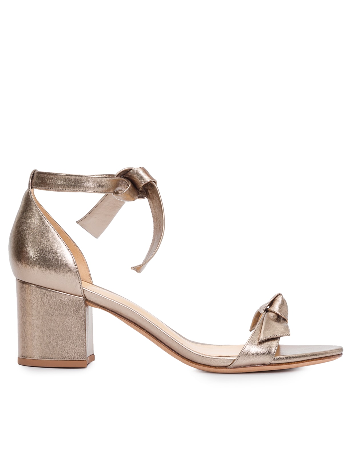 Sandália Feminina Clarita Block 60 - Prata