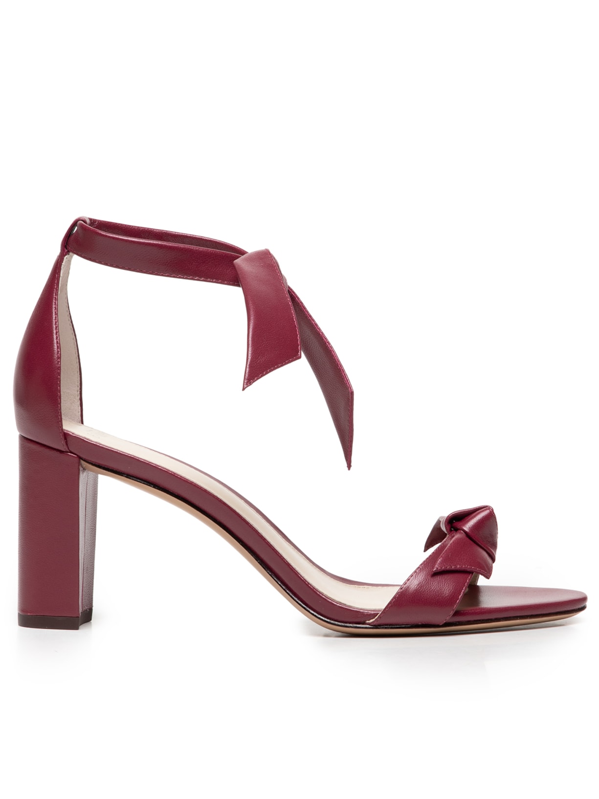 Sandália Feminina Clarita Block 75 - Vinho