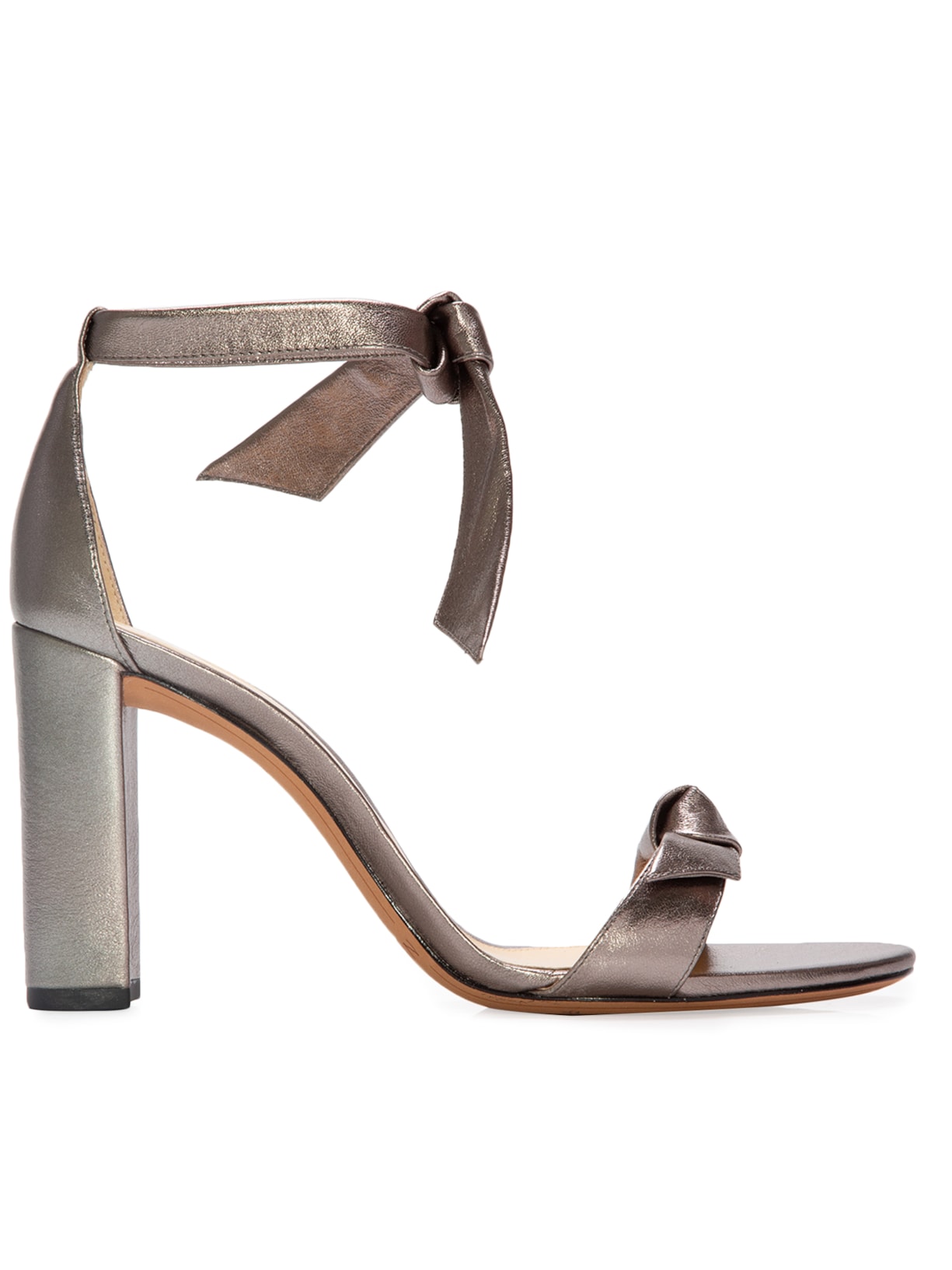 Sandália Feminina Clarita Block 90 - Prata