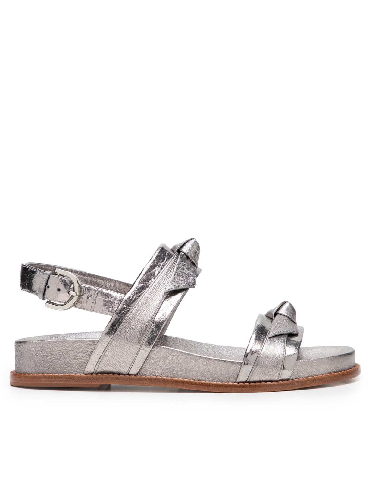 Sandália Feminina Clarita Sport Sandal Metal - Prata
