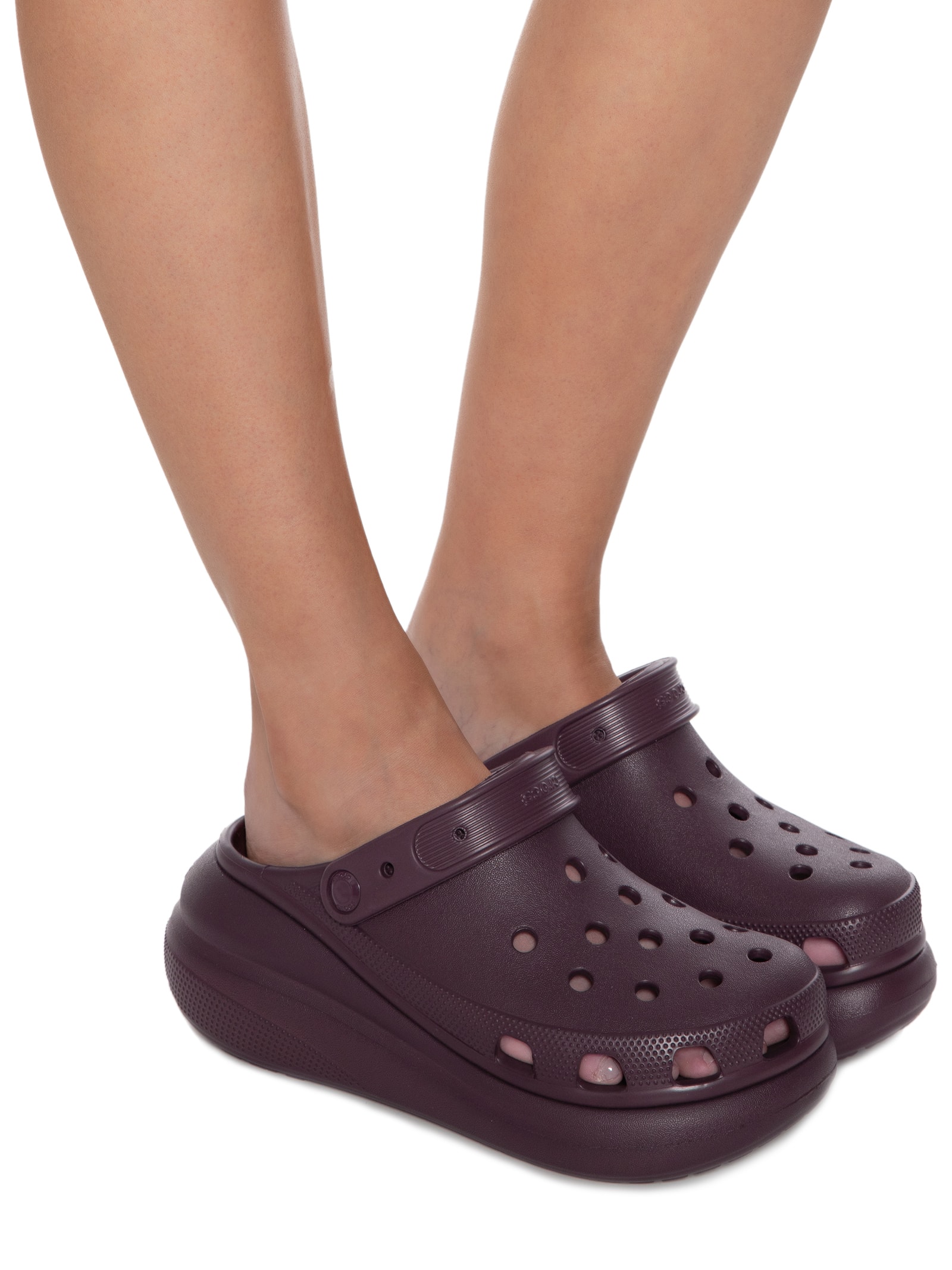 Sandália Feminina Classic Crush Clog Dark Cherry - Crocs - Vinho