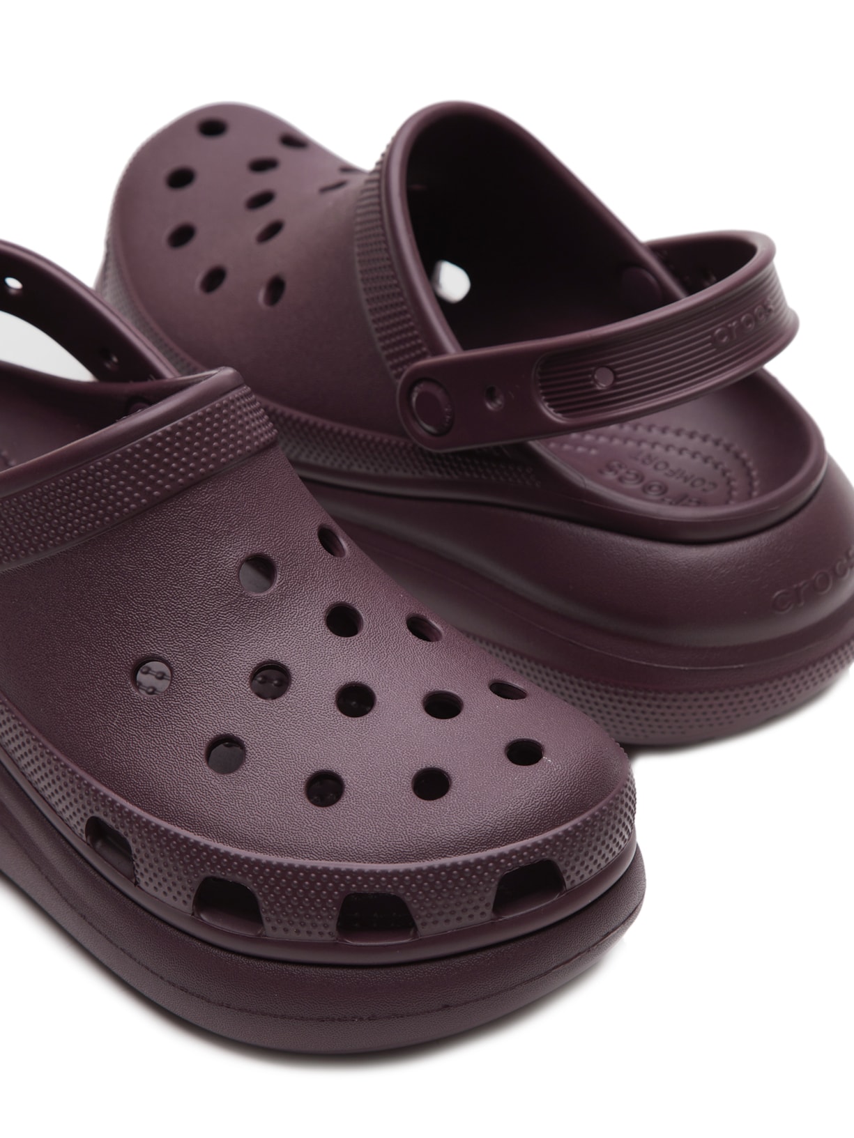 Sandália Feminina Classic Crush Clog Dark Cherry Vinho Crocs