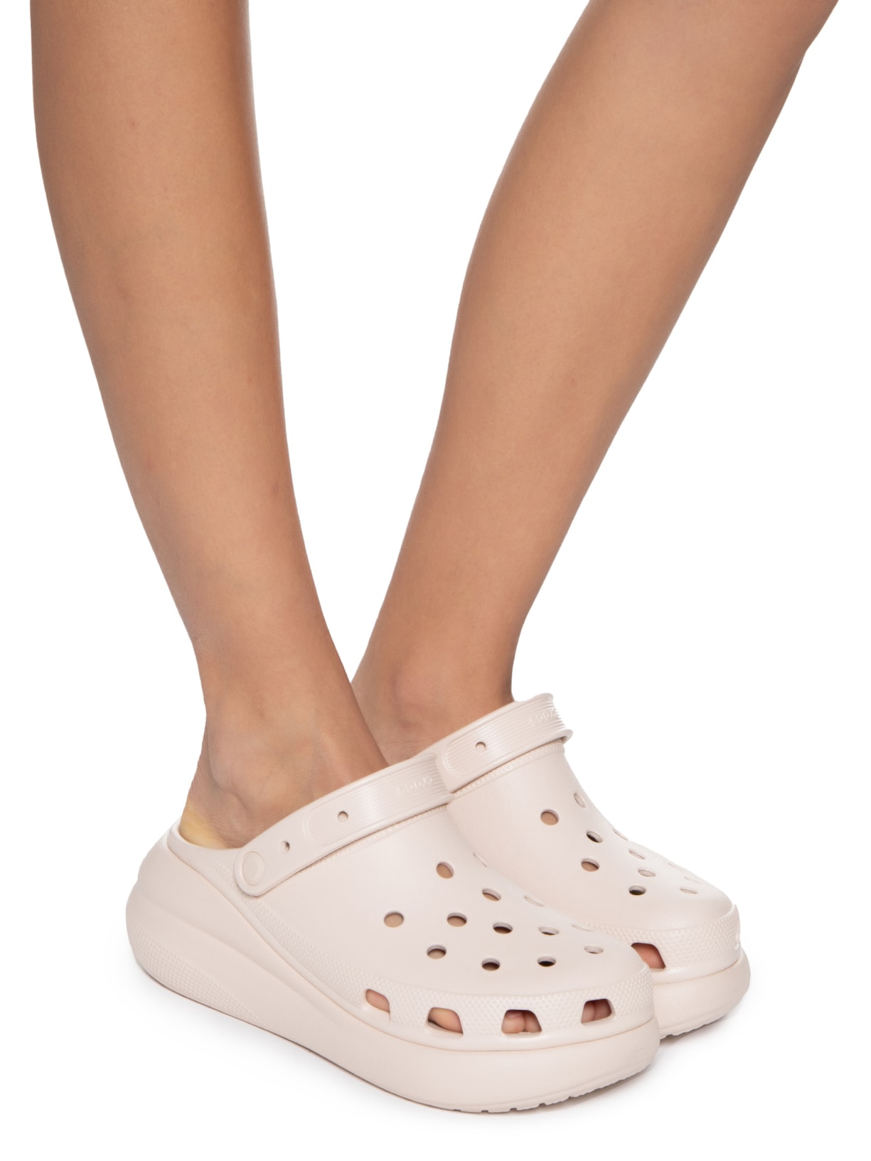 Sandália Feminina Classic Crush Clog Rosa Crocs