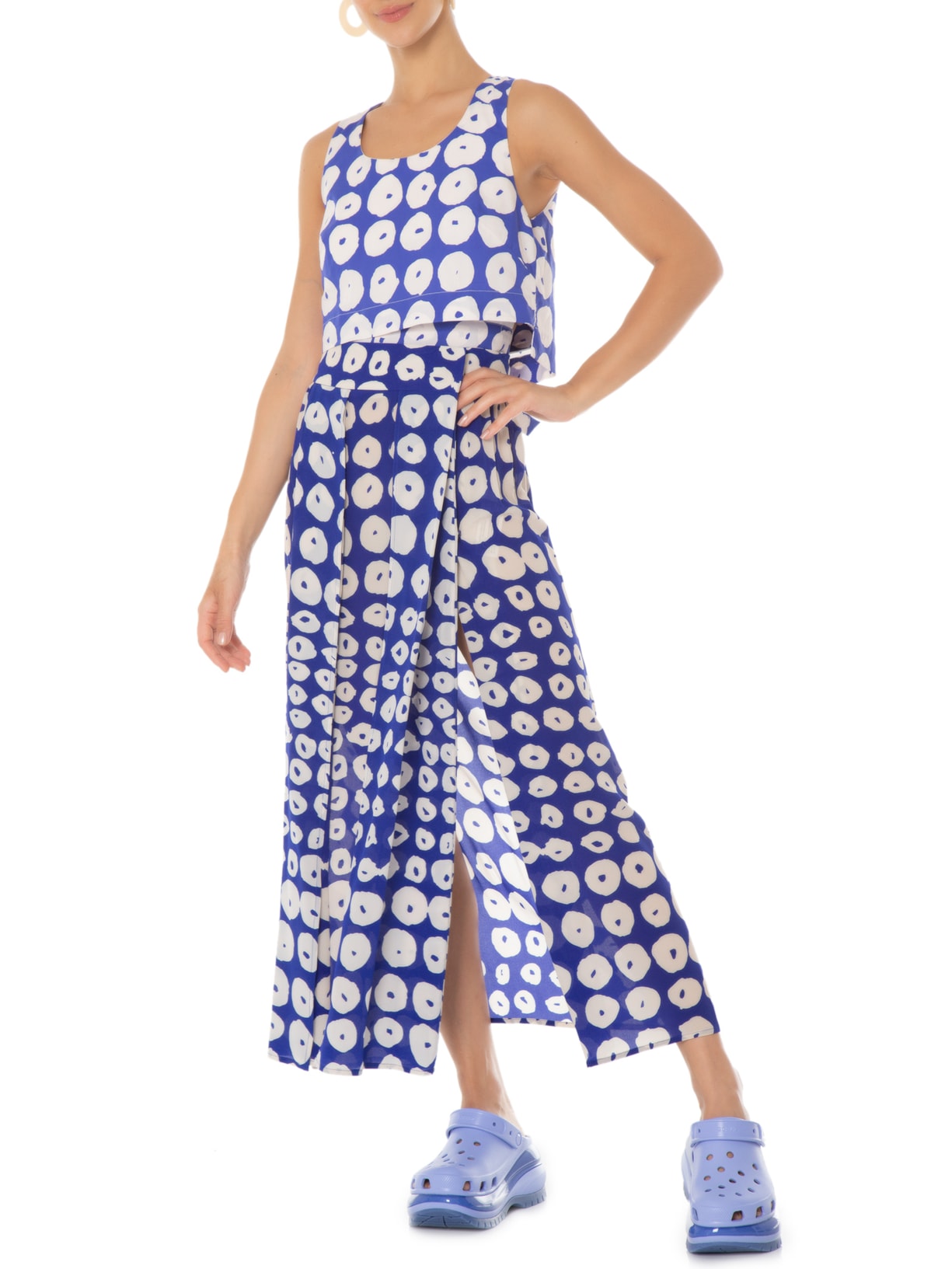 Sandália Feminina Classic Mega Crush Clog Roxo Crocs