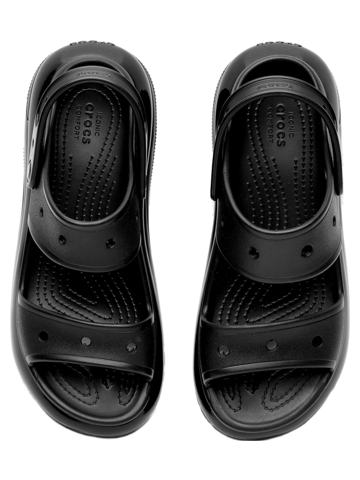 Sandália Feminina Classic Mega Crush Preto Crocs