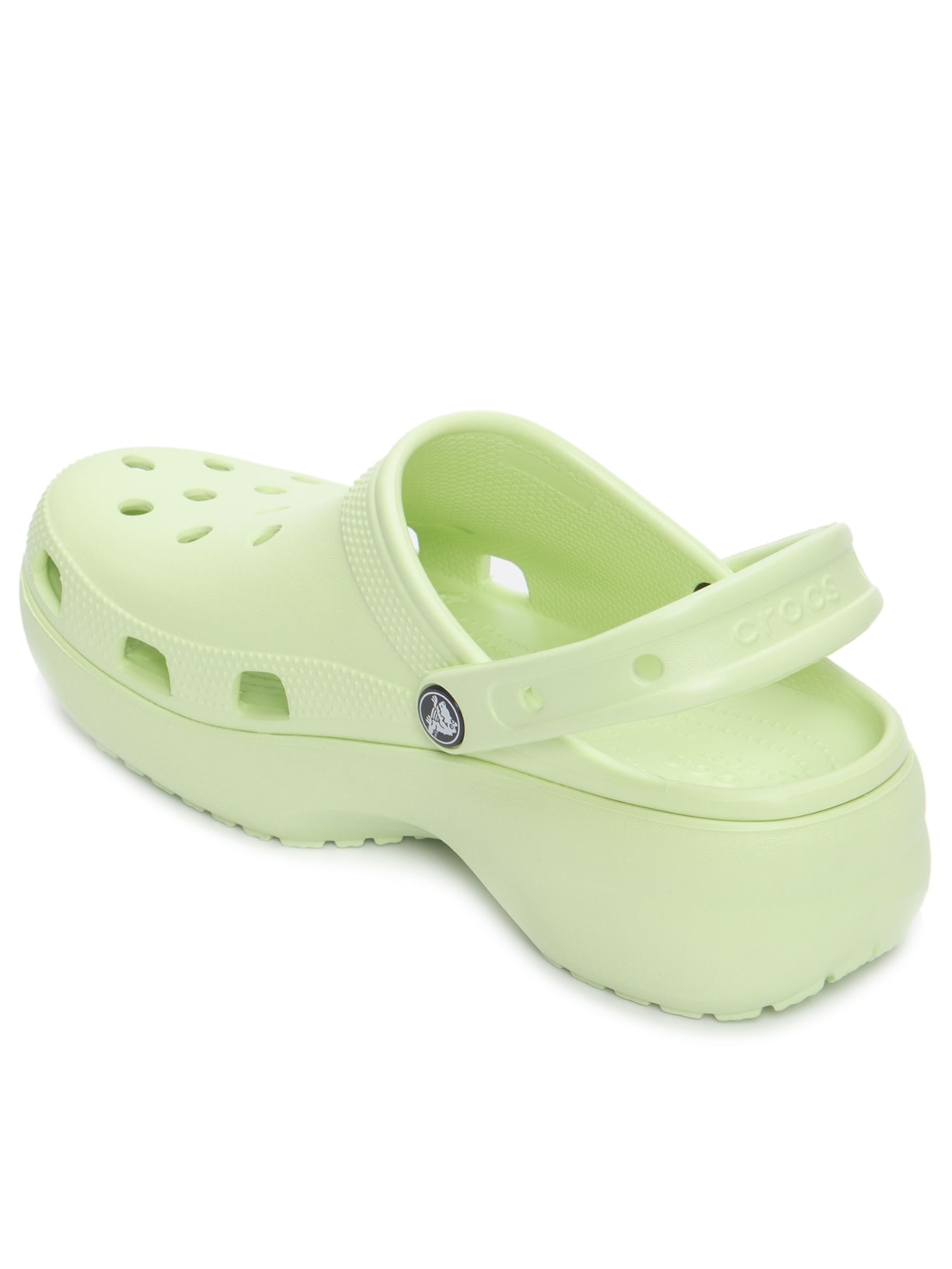 Sandália Feminina Classic Platform Clog Verde Crocs