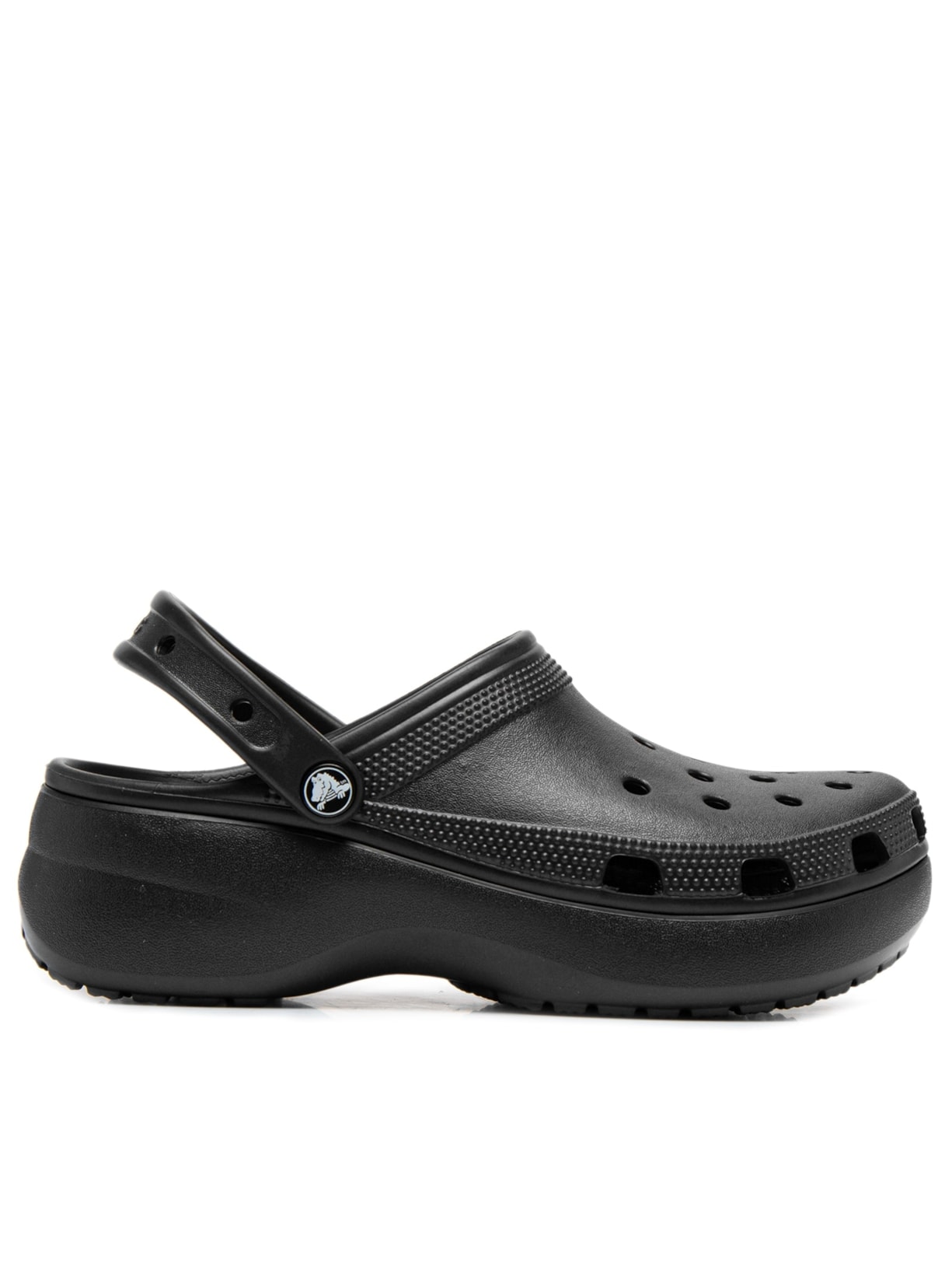 Sandália Feminina Classic Platform Lined Clog - Preto