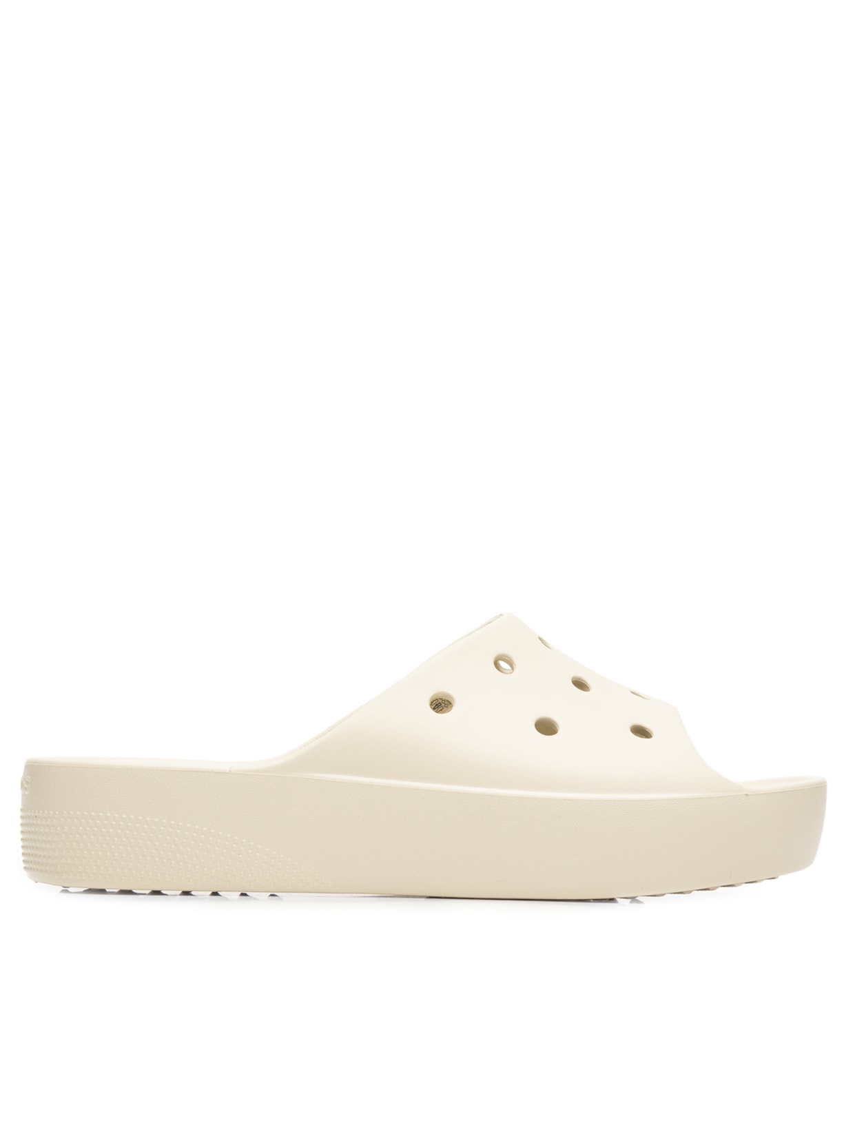 Sandália Feminina Classic Platform Slide Bege Crocs