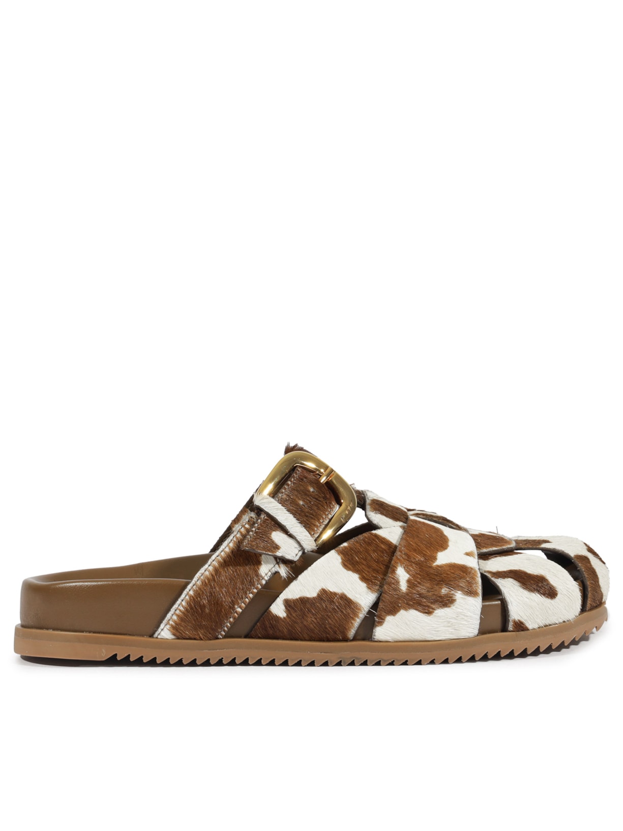 Sandália Feminina Clog Sidney - Animal Print