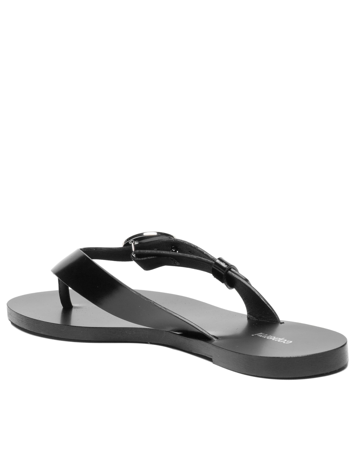 Sandália Feminina Com Logo Flip Flops Preto Coperni