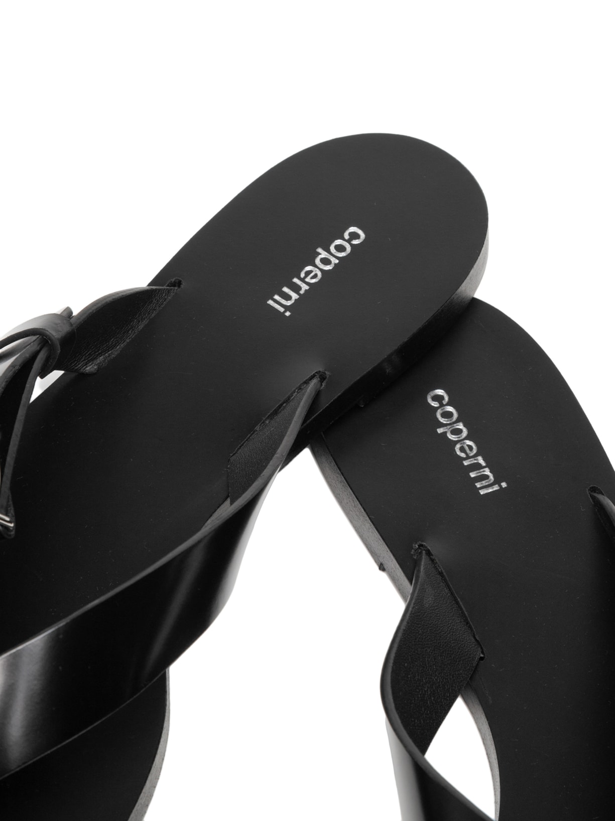 Sandália Feminina Com Logo Flip Flops Preto Coperni