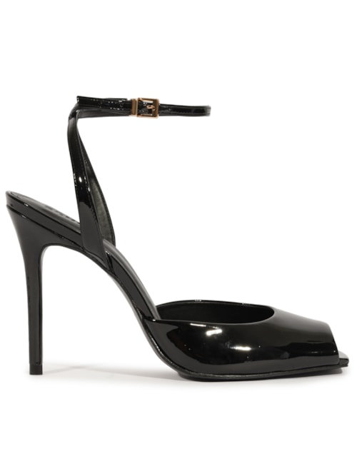 Sandália Feminina Couro - Preto