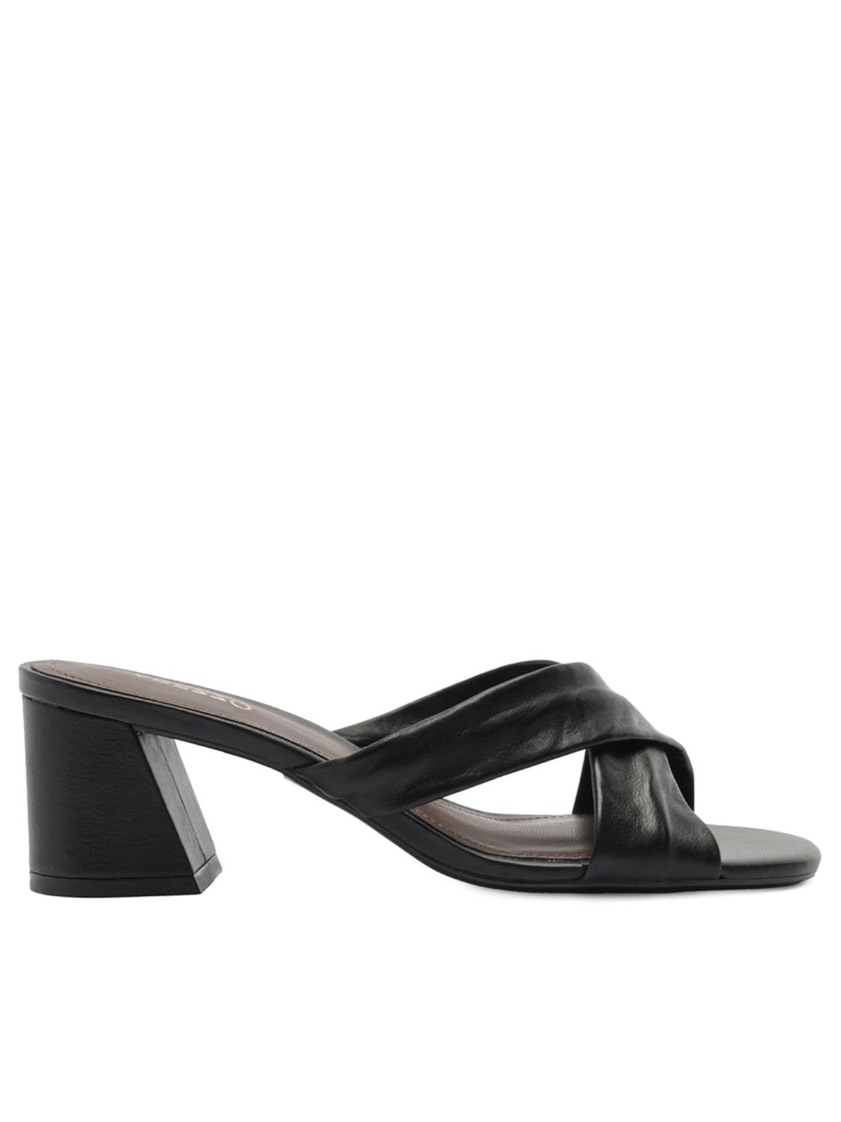 Sandália Feminina Couro Preto Arezzo