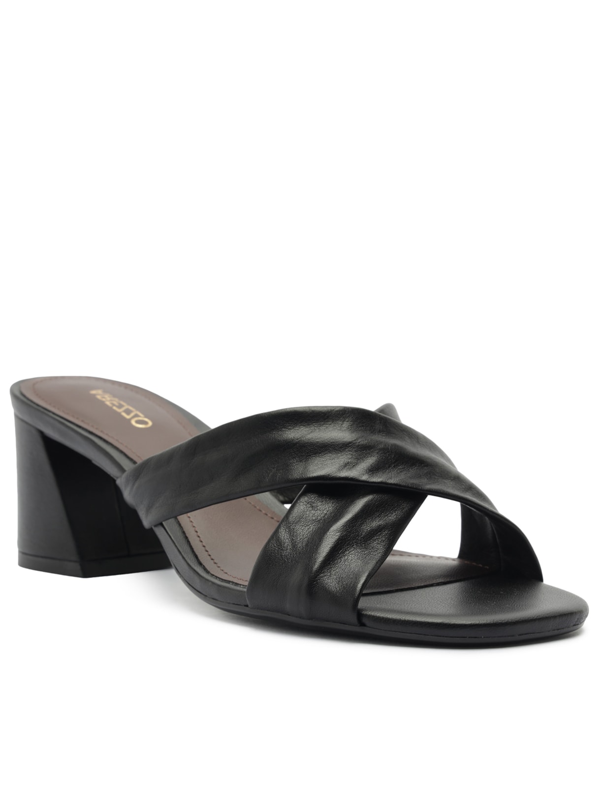 Sandália Feminina Couro Preto Arezzo
