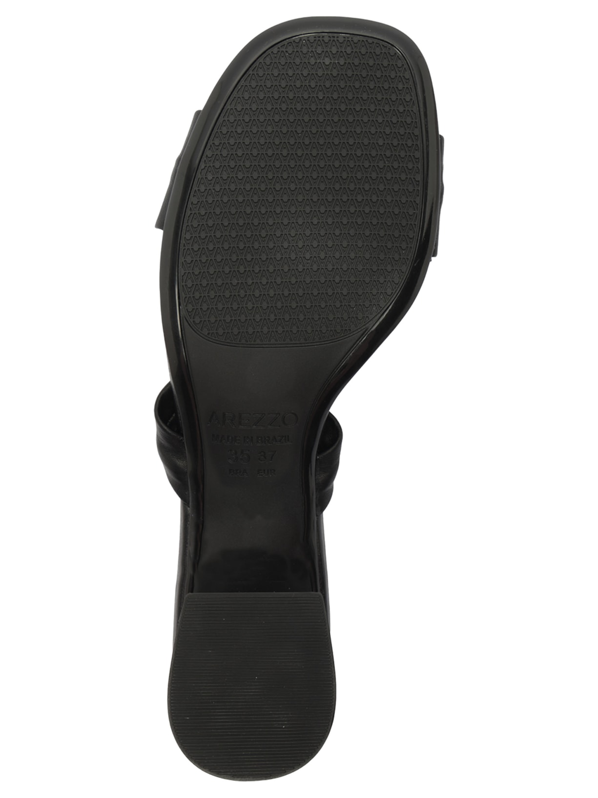 Sandália Feminina Couro Preto Arezzo